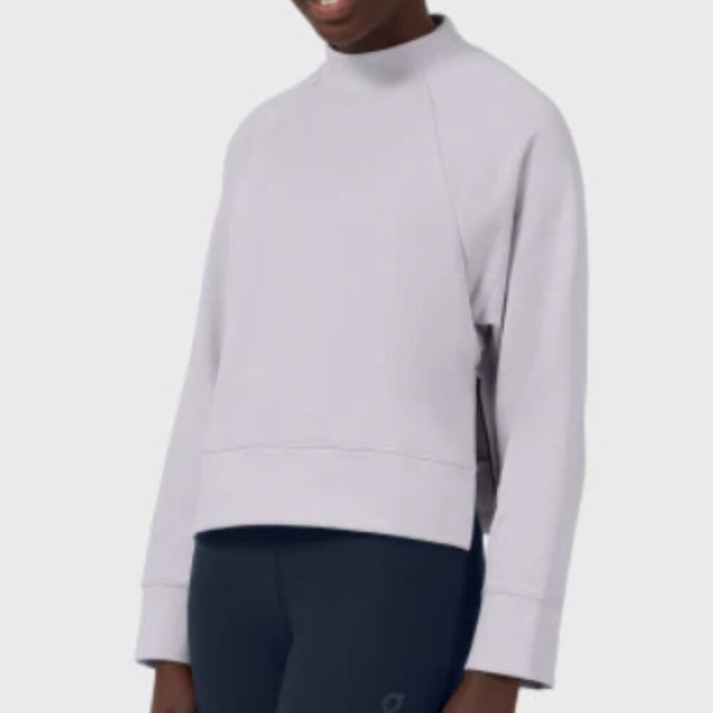On Cloud tech sweatshirt lavender small